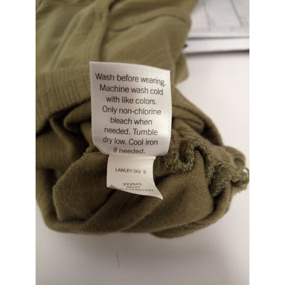 So Junior's Green Short Sleeved Crop Top with Ruched Side Size Small - Picture 6 of 6